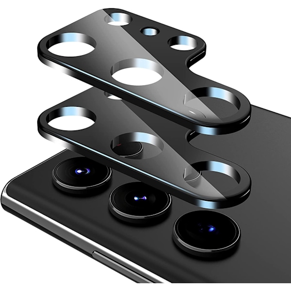 [2-Pack] Samsung S23 Ultra Linsskydd I Härdat Glas - Svart