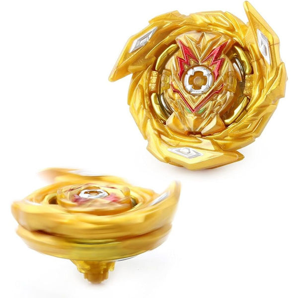Burst Super King B-163 Brave Valkyrie .Ev' 2A Spinning Top High Performance Stater Set (Guld)