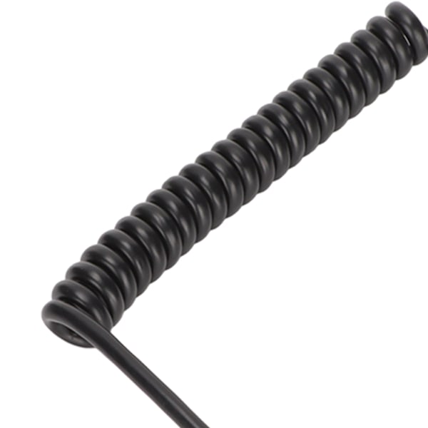 USB C-kabel USB C Hona till USB C Hane 4K 60Hz 3A Snabbladdning 10Gbps 1,2m Spiraldesign USB C Strömkabel Hona till Hane Sidoböjd