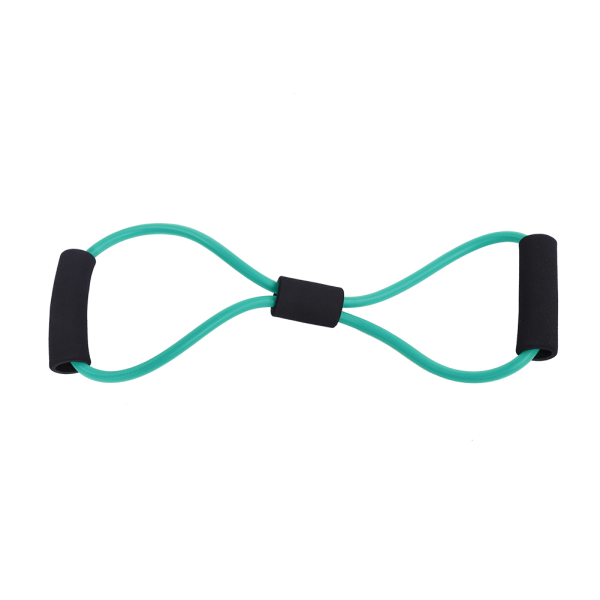Resistance Stretch Gummiband Träningsrep Tube Träning Fitness för Yoga Gym (grön)