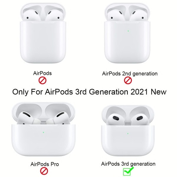 Transparent Airpod 3 Generationen Airpods Skal