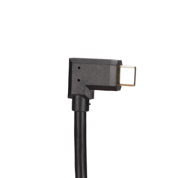 USB C-kabel USB C Hona till USB C Hane 4K 60Hz 3A Snabbladdning 10Gbps 1,2m Spiraldesign USB C Strömkabel Hona till Hane Sidoböjd