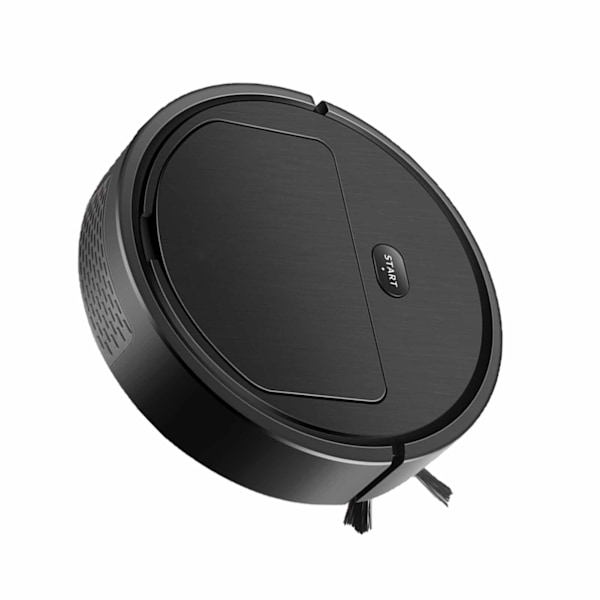 Svart Städrobot Högeffektiv Dammsugning Smart Navigering Tidsinställning Sopning Moppning Robot för Hemmet