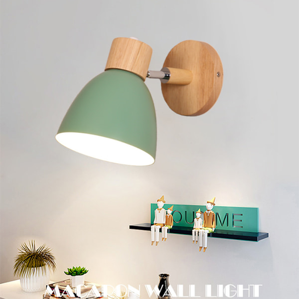 Justerbara Vägglampor, Nordisk Design Sänglampa, Elegant Dekorativ Belysning med Sladd för Varm och Välkomnande Atmosfär i Köket