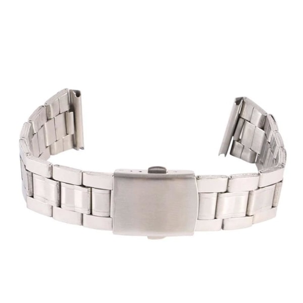 Klockarmband rostfri länk silver - Flera storlekar 20 mm