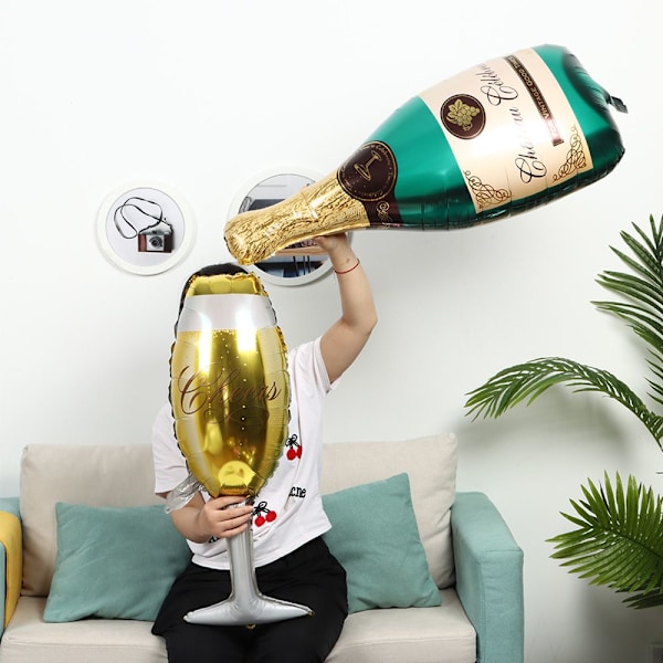Helium Ballon Champagne Goblet Ballon STYLE3 STYLE3 style3