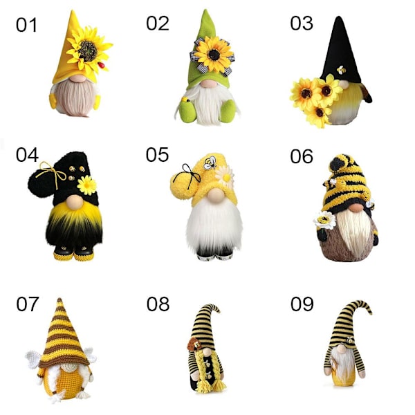 Bee Gnome påske ansiktsløs dukke 03 03 03