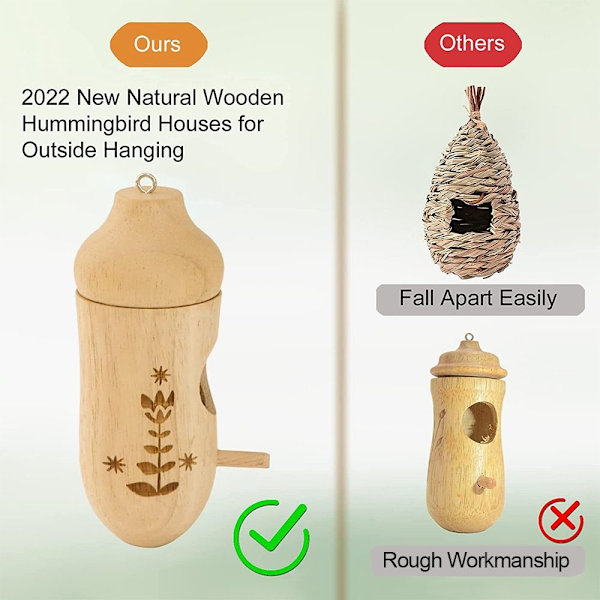 Hummingbird House Tree Hanging Feeder 3 3 3
