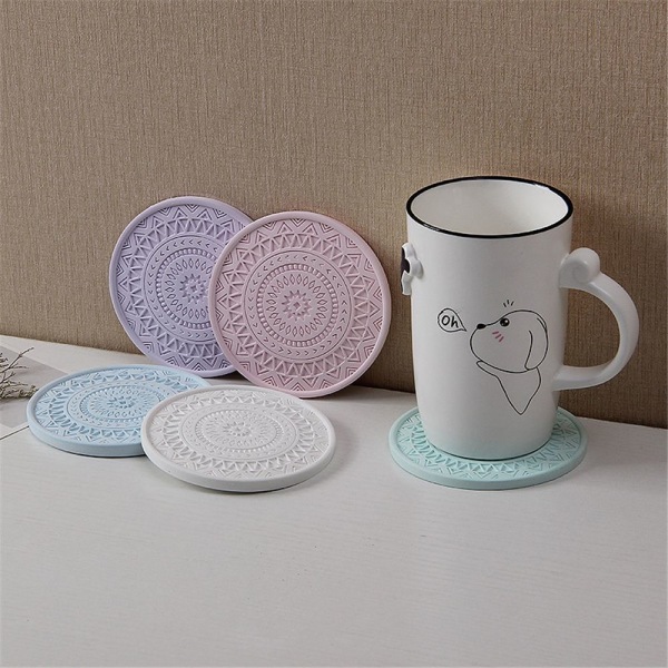 Coasters Diatomite Absorbent GRØNN green