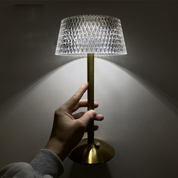 Bordlampe Krystal LED