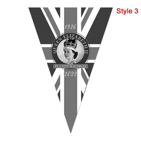 Queen String Flag Triangle Flag STIL 3 STIL 3 Style 3