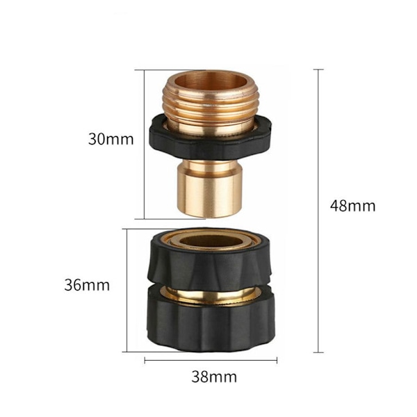 Vandhaner Connector Haveudstyr 4 SÆT 4 Set