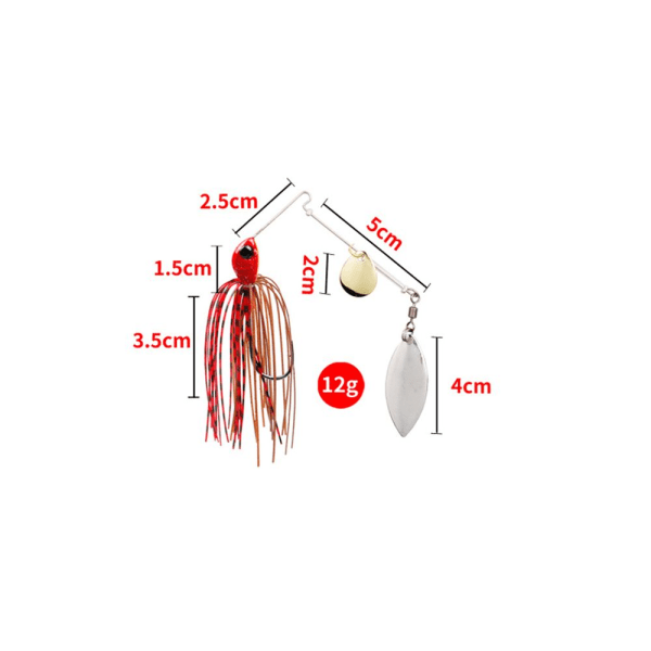 2 stk Sequin Bait Fish Tackle 12G FARVE A FARVE A 12GCOLOUR  A