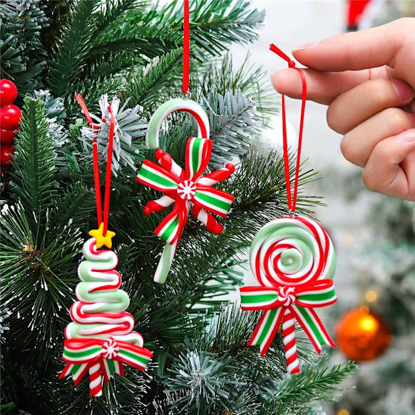 Christmas Candy Ornaments Lollipop Ornament E E E