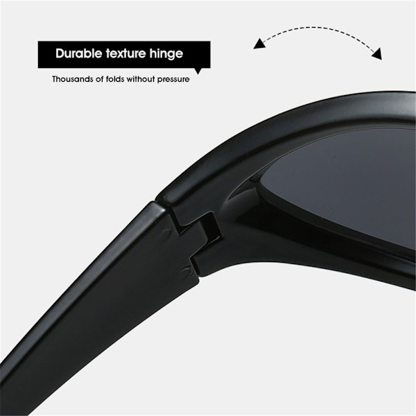 Wrap Auringon Glasses Y2K Aurinkolasit VIHREÄ Green
