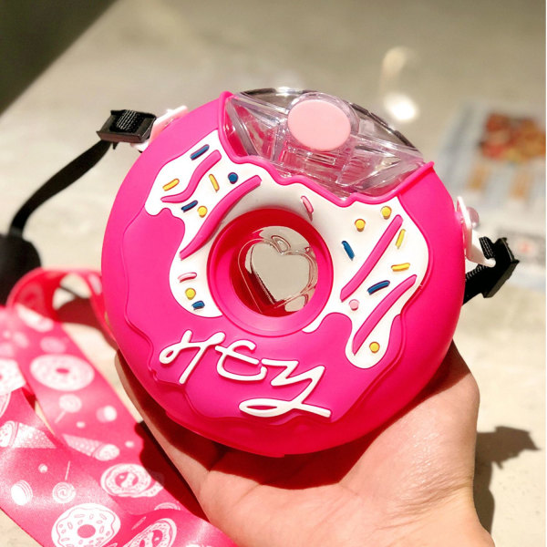 Donut Water Cup Sarjakuva PINK DONUT PINK DONUT Pink donut