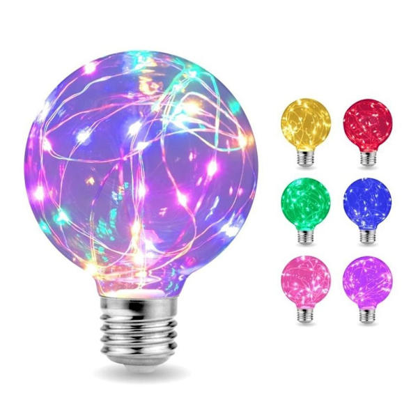 Scen Glödlampa Koppartråd Glödlampa MULTICOLOR Multicolor