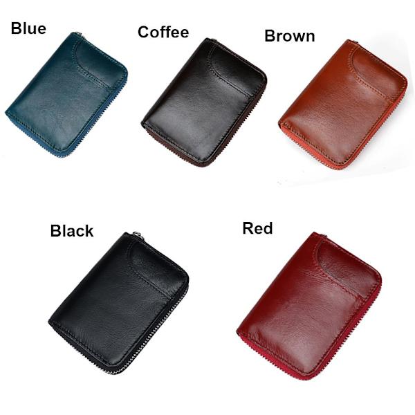 RFID Blocking Wallet Kreditkortholder Læderpung SORT black