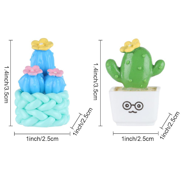 Miniatyyri Cactus Bonsai Simulation Succulents Potted TYPE 5 Type 5