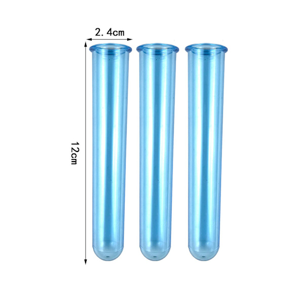 Hydroponinen kasvisäiliö maljakkohartsimuotti 3 kpl MOLD 3 kpl 3PCS Test Tube