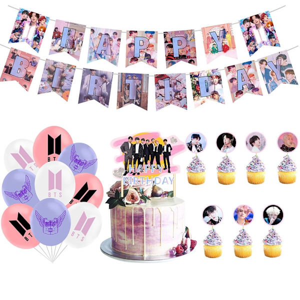 BTS temafestpynt Festutstyr BALLONG*18 BALLONG*18 balloon*18