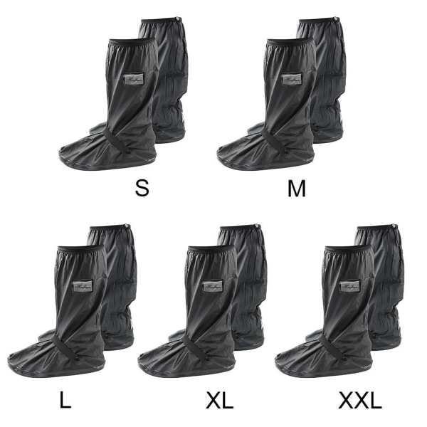 1 pari moottoripyörän kenkien suojat Scooter Rain Boots L L