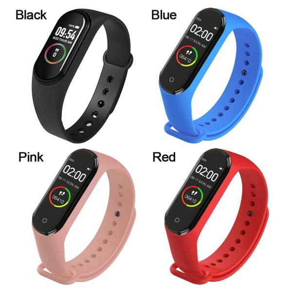 Smart Watch Fitness Tracker RED Red