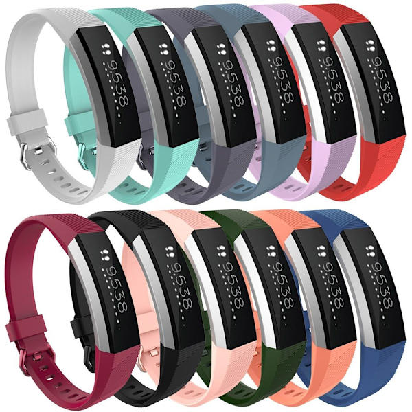 til Fitbit Alta / Alta HR Silikone urrem SORT S black S