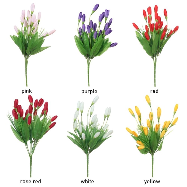 Kunstige Blomster Falske Tulipan GUL yellow