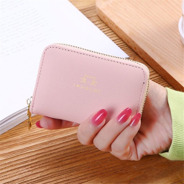 Kortholder Kort lommebok ROSA pink