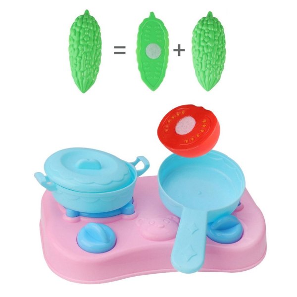 25st/35st Skär frukt Set Leksaker Matleksak 35st 35pcs