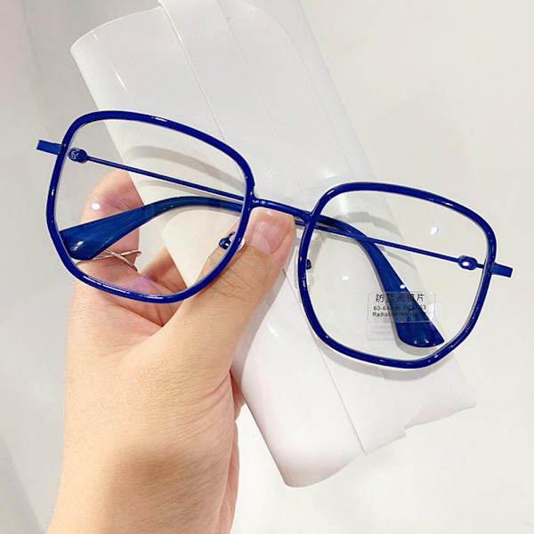 Anti-blå ljus glasögon fyrkantig ram glasögon BLÅ blue