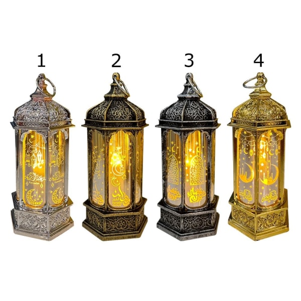 LED-valot Eid Mubarak 4 4 4