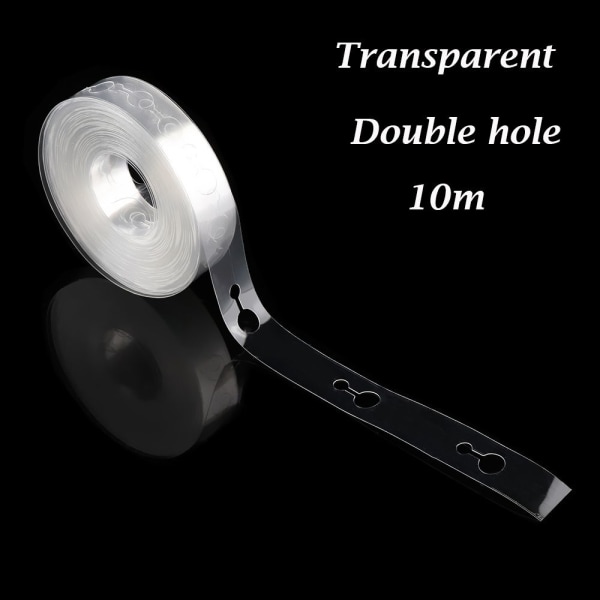 Ballon Chain Arch Connect Strip Plastic Modeling Tool Transparent 10m-Double hole