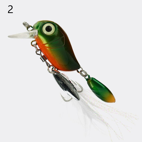 Fiskedrag Roterande Spinnersked 2 2 2