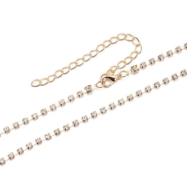 Rhinestone Body Chain Crystal Midjekedja MULTICOLOR multicolor