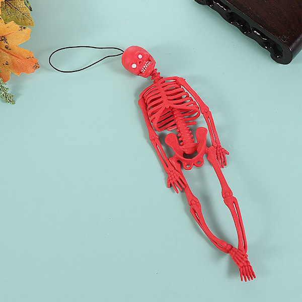 Menneskelige skelet Krop Knogler Model ROSE RED rose red