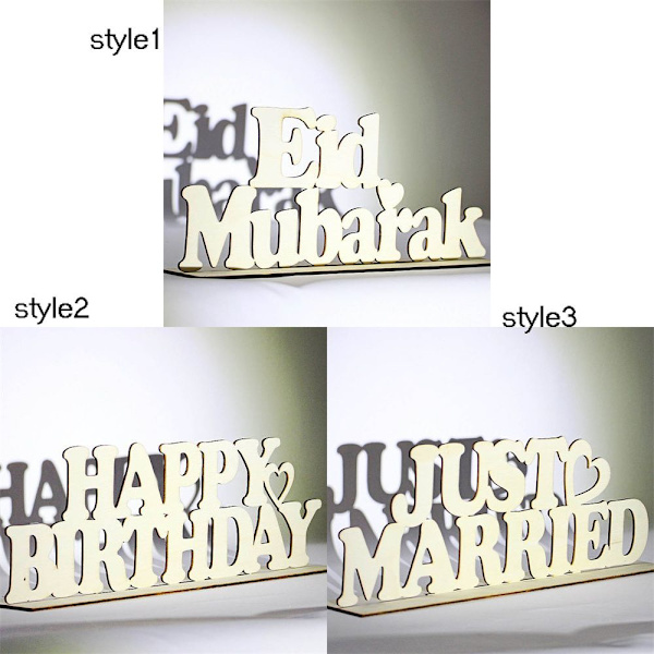 EID Mubarak Dekoration Ramadan Mubarak Ornament STYLE2 STYLE2 style2