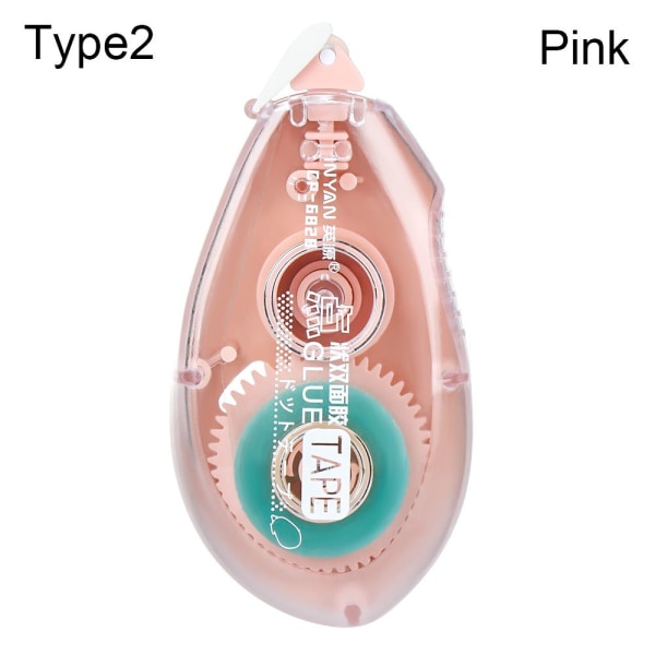 Dots Stick Roller kaksipuolinen liimapinta VAALUN TYYPPI2 pink Type2