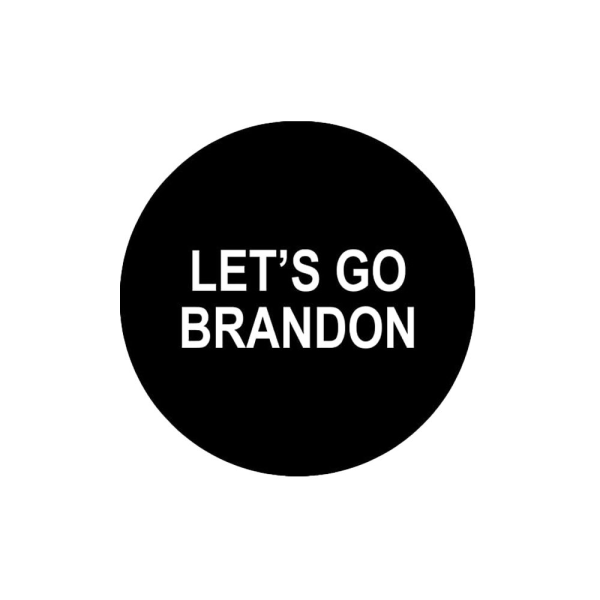 La oss gå Brandon-klistremerke A A A