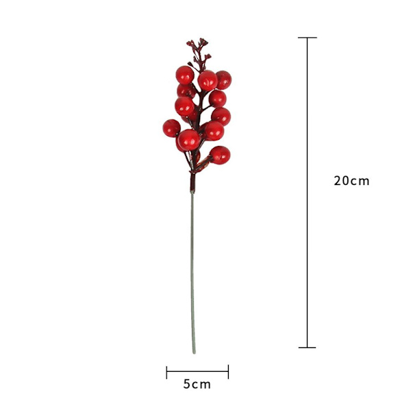 6/12 STK Fake Fruit Berry Simulation Cherry BERRY-12 STK berry-12pcs