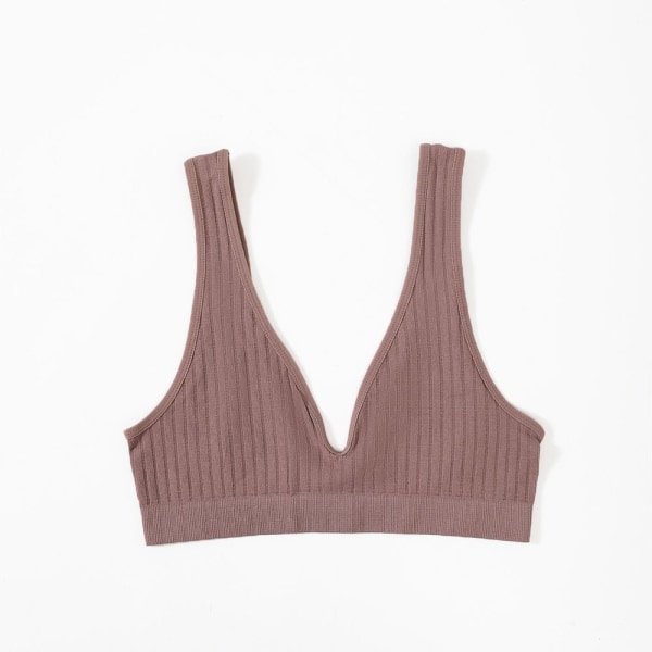 Sömlös BH Sleeping Bralette MÖRKROSA M dark pink M