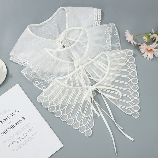 Lace Fake Collar Avtagbar False Collar 9 9
