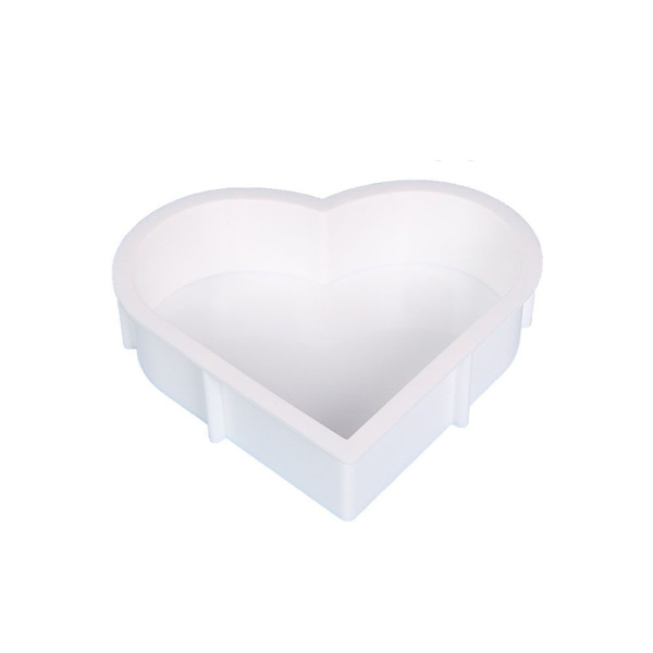 Kageform Bakke Stor Budding Form HVID HJERTE HJERTE white Heart-Heart