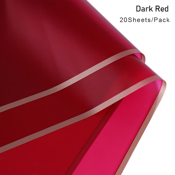 20 arkkia/pakkaus käärepaperi Ruusukukkapakkaus TUMMAN PUNAINEN dark red 20Sheets/Pack-20Sheets/Pack