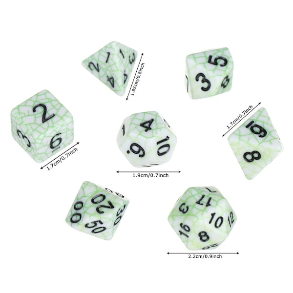 Set / set tärningsuppsättning speltillbehör 3 3 3