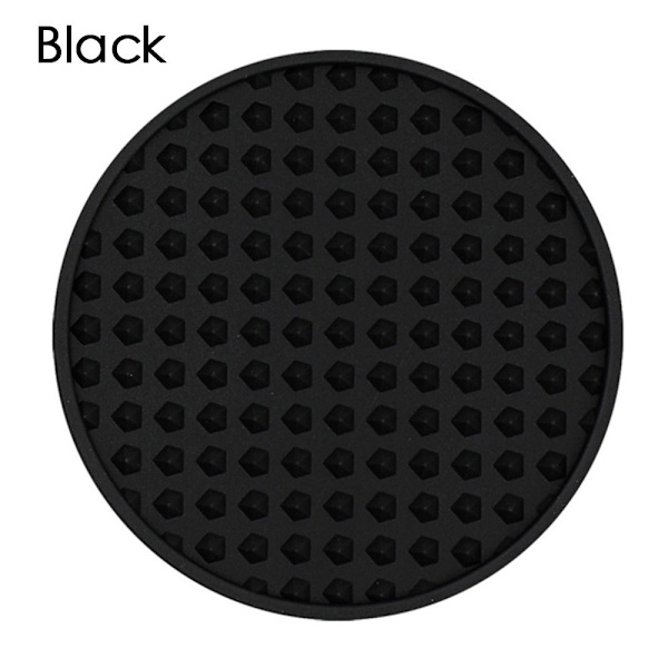 Varmeisoleringsmåtte Cup Coasters SORT 2STK 2STK Black 2PCS-2PCS