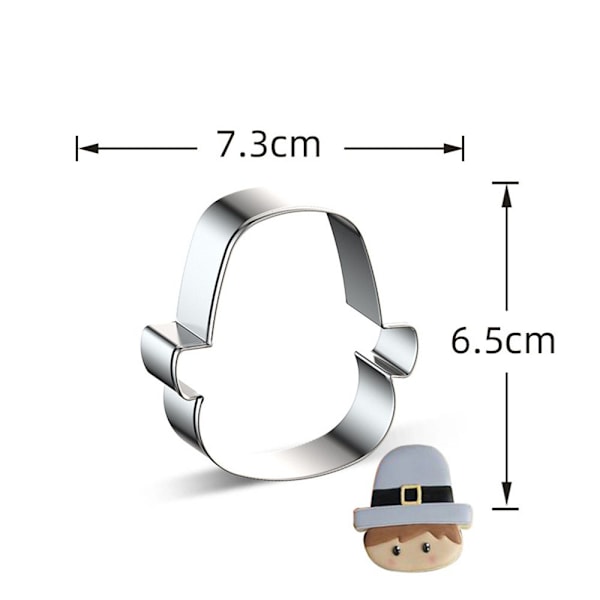Thanksgiving Cookies Cutter Kjeksform O O O