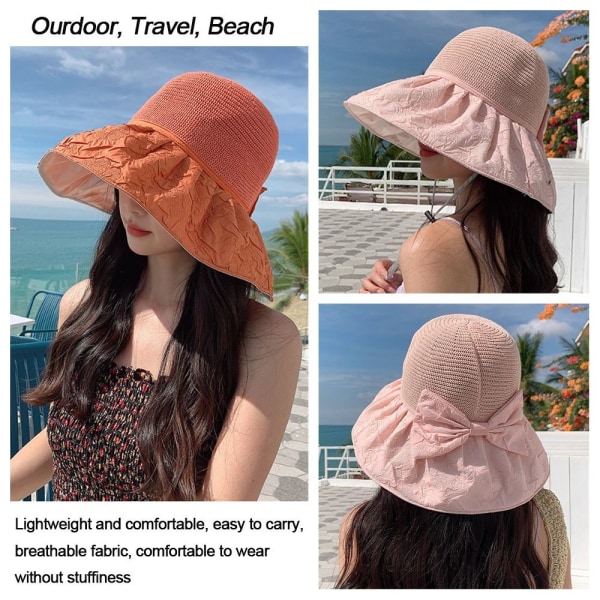 Kvinnor Bucket Hat Fisherman Hat BEIGE beige