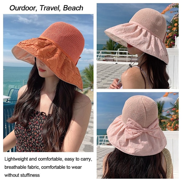 Kvinnor Bucket Hat Fisherman Hat ORANGE orange